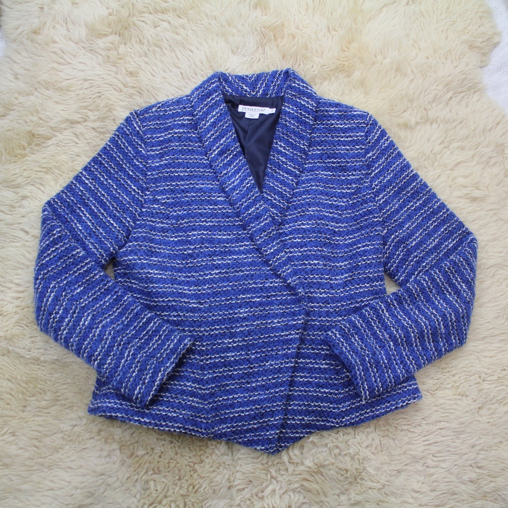 Pendleton Women's Blue Blazer Size 12